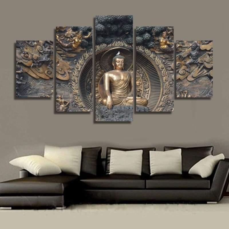 Buddha Statue - Canvases