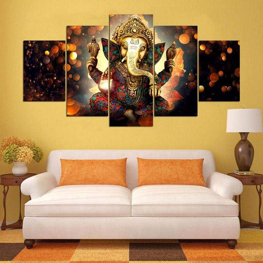 Ganesh: The Hindu God - Canvases