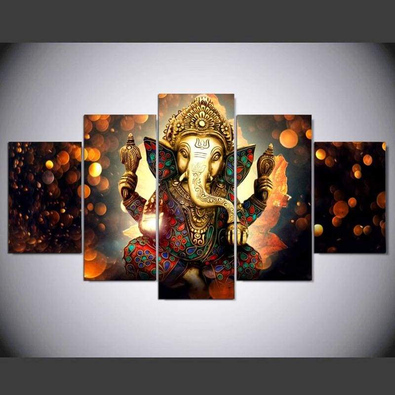Ganesh: The Hindu God - Canvases