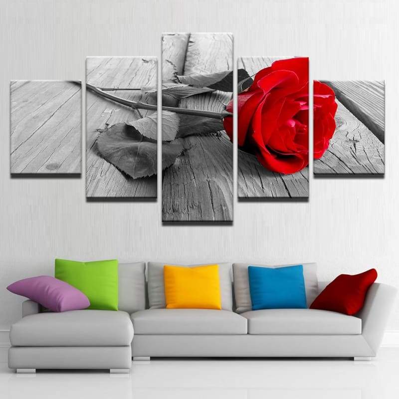 The Reddest Rose - Canvases