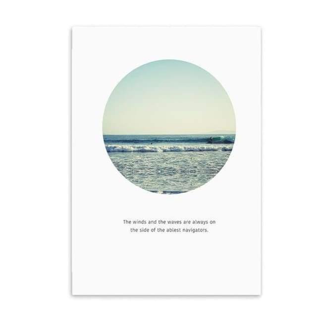 Ablest Navigators - 20X25Cm (8X10 Inches) / Round Beach - Prints