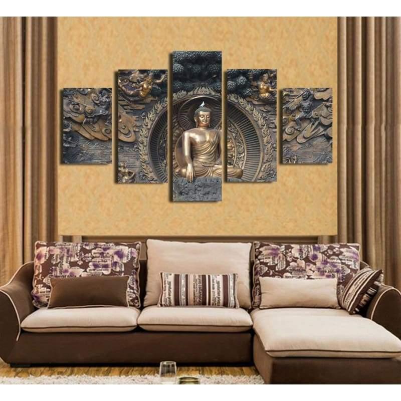 Buddha Statue - Canvases