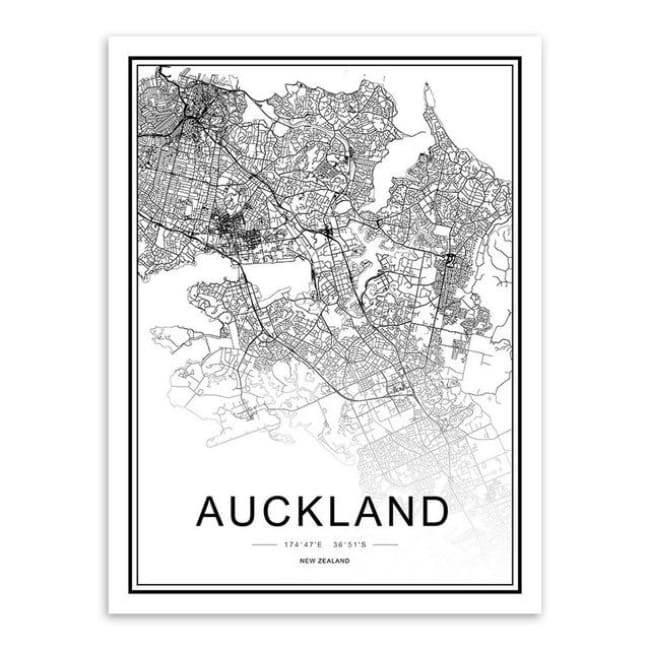 Cities - Part 1 - 20X30 Cm (8X12 Inches) / Auckland
