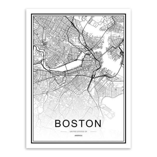 Cities - Part 1 - 20X30 Cm (8X12 Inches) / Boston