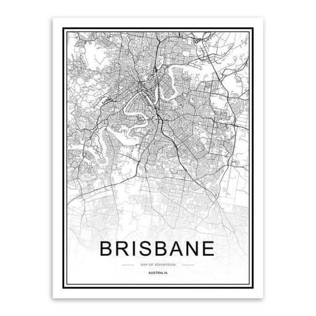 Cities - Part 1 - 20X30 Cm (8X12 Inches) / Brisbane