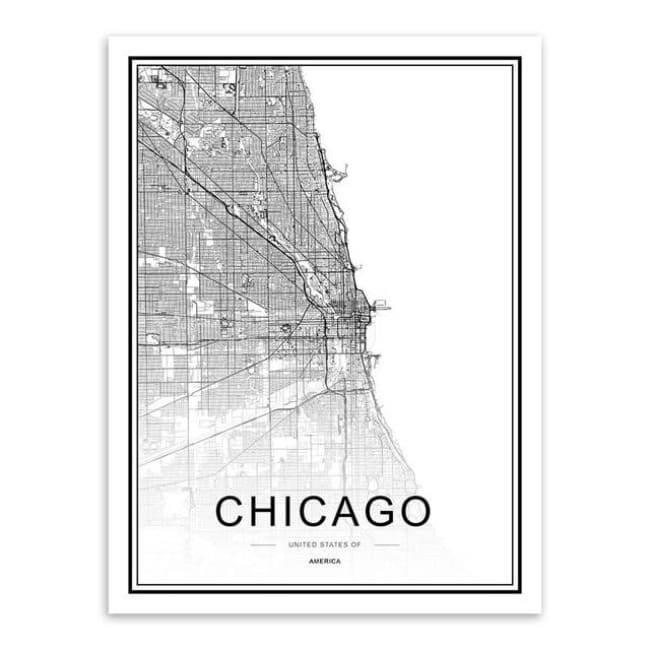 Cities - Part 1 - 20X30 Cm (8X12 Inches) / Chicago