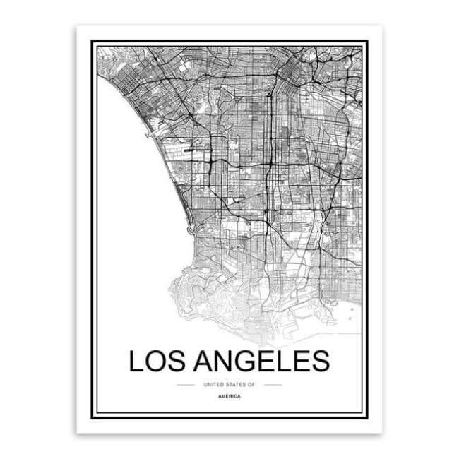 Cities - Part 1 - 20X30 Cm (8X12 Inches) / Los Angeles