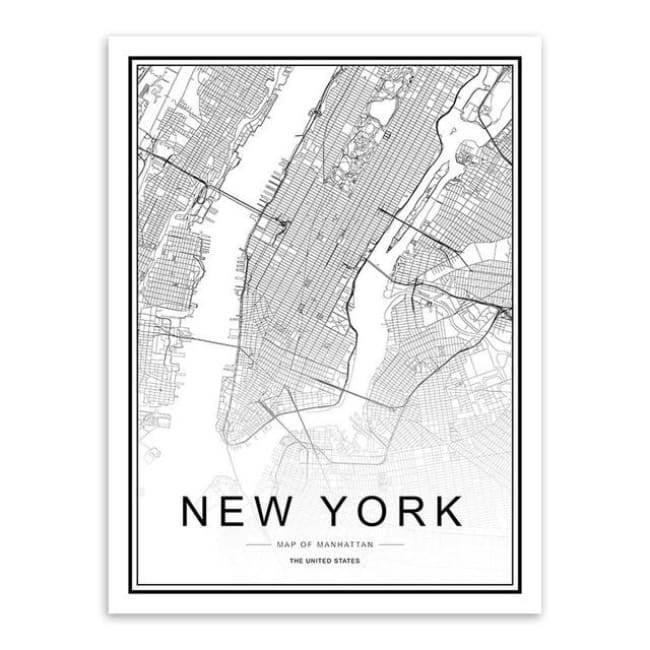 Cities - Part 1 - 20X30 Cm (8X12 Inches) / New York