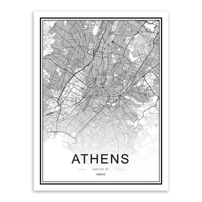 Cities - Part 2 - 20X30 Cm (8X12 Inches) / Athens