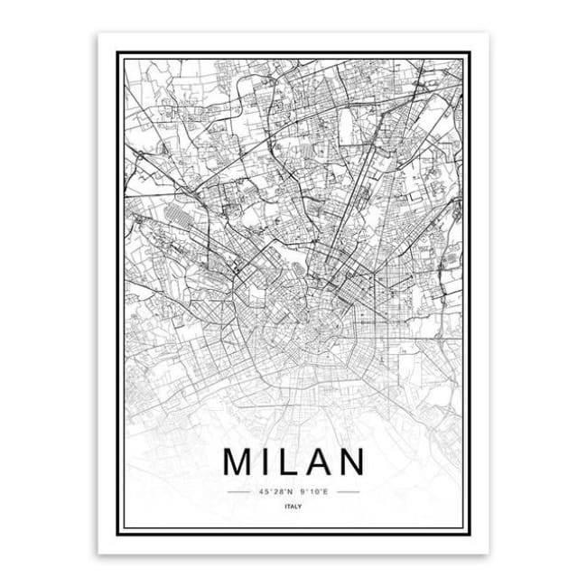 Cities - Part 2 - 20X30 Cm (8X12 Inches) / Milan
