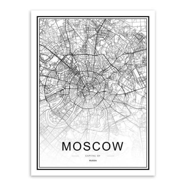 Cities - Part 2 - 20X30 Cm (8X12 Inches) / Moscow