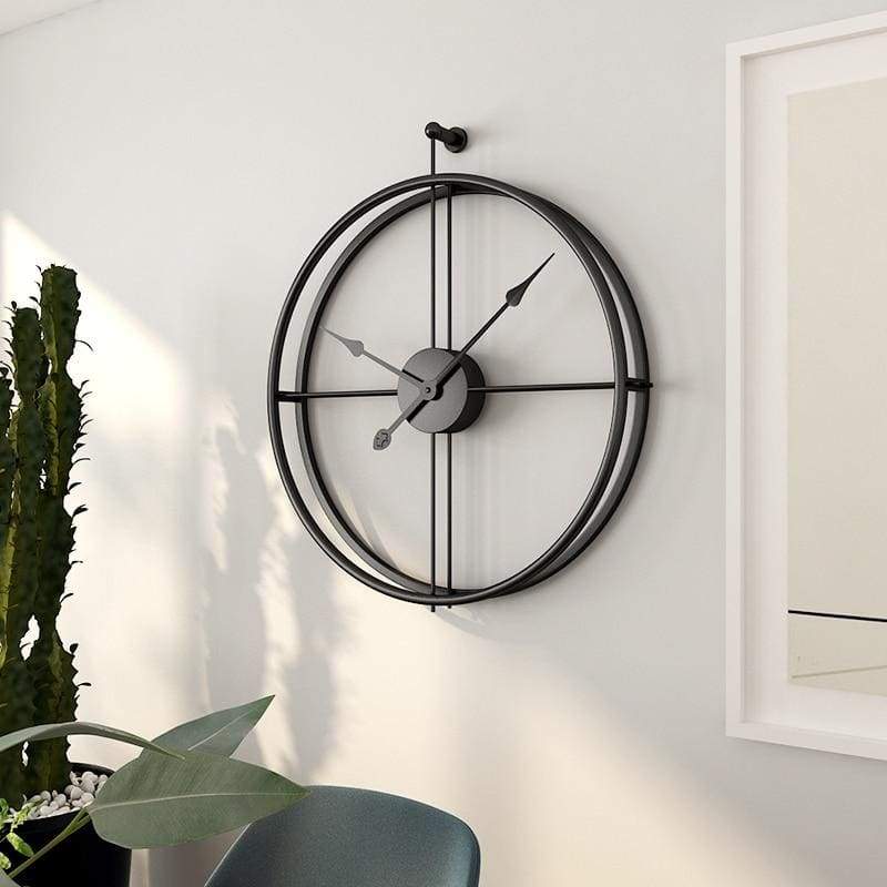 Framed Wall Clock - Black