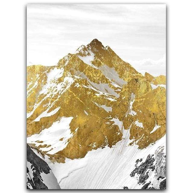 Golden Mountains - 20x30 cm (8x12 inches) / Middle