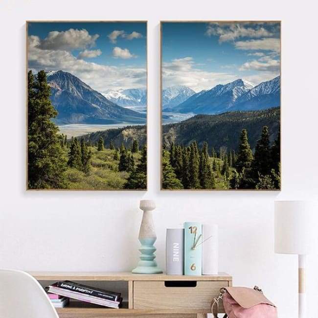 Light Landscapes - 20X30 Cm (8X12 Inches) / 2 Piece Set