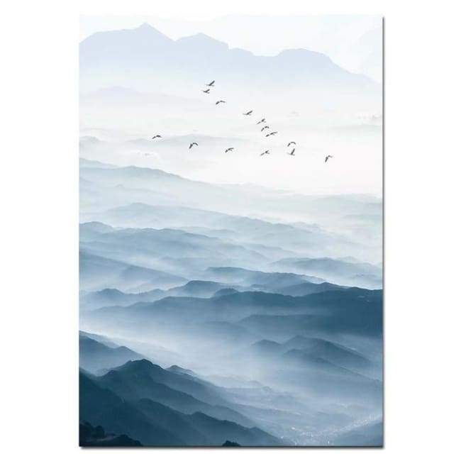 Misty Mountains - 20X30 Cm (8X12 Inches) / Left