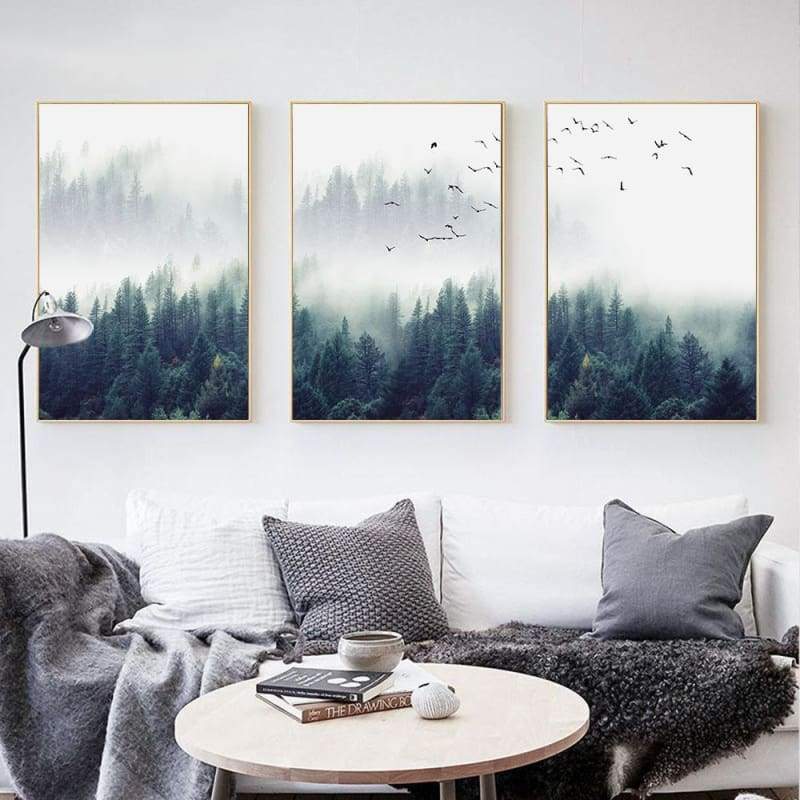 Nordic Forests - 20X30 Cm (8X12 Inches) / 3 Piece Set