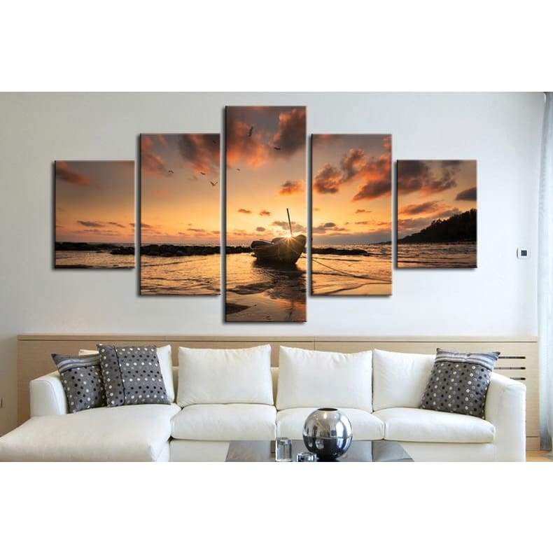 Rising At Sunset - Canvases