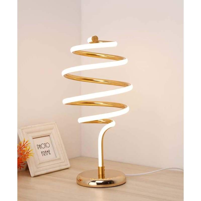 Spinning Perfectly - Gold / Cool White - Decor Lights