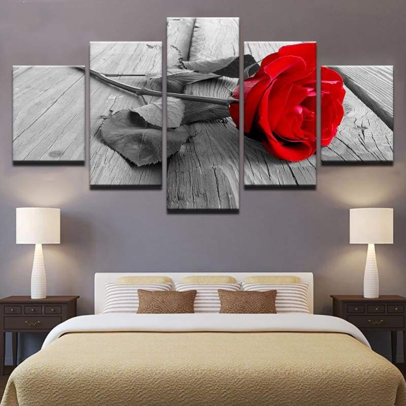 The Reddest Rose - Canvases