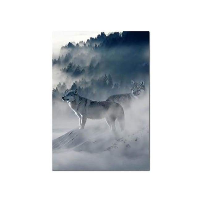 Wolves Mist - 20X30 Cm (8X12 Inches) / Right