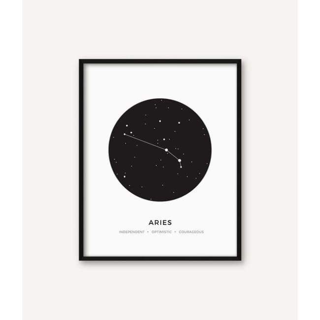 Zodiac Constellation Collection - 20X30 Cm (8X12 Inches) / Aries - Prints