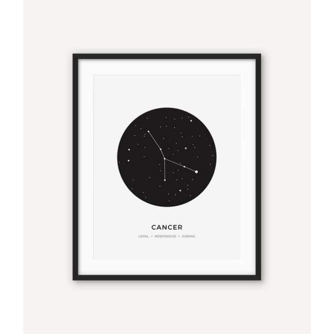 Zodiac Constellation Collection - 20X30 Cm (8X12 Inches) / Cancer - Prints