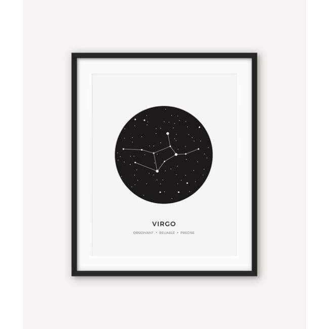 Zodiac Constellation Collection - 20X30 Cm (8X12 Inches) / Virgo - Prints